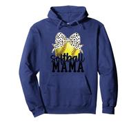 Softball Mama Bow Cute Vibes & Trendy Style for Moms Sudadera con Capucha