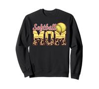 Softball Mom Mama Mommy Softball Life Mother's Day Softball Sudadera