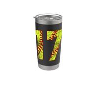 Softbol #17 Fast Pitch Love Softball Mamá jugador favorito Vaso térmico de acero inoxidable de doble pared