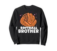 Softbol Brother Match Softballer Jugador Lindo Softbol Sudadera