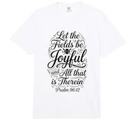 Softbol Cristiano Softbol Mamá Salmo Verso de la Biblia Comfort Colors Adult Heavyweight T-Shirt