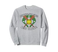 Softbol de lanzamiento rápido Diamantes Chica Mejor Amigo Chicas Sudadera