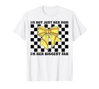 Softbol Mamá Mamá No soy Solo Su Mamá Soy Su Mayor Fan Camiseta
