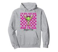 Softbol Mamá Mamá No soy Solo Su Mamá Soy Su Mayor Fan Sudadera con Capucha
