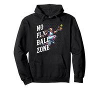 Softbol No Fly Ball Zone Mejor Liga Femenina de Outfielder Sudadera con Capucha