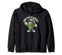 Softbol No te metas en apuros, amante de la comida deportiva, humor retro Sudadera con Capucha