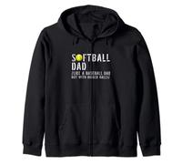 Softbol papá como un béisbol pero con bolas más grandes padres Sudadera con Capucha