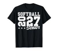 Softbol Senior Noche Softbol Senior 2027 Graduación 5 Camiseta gráfica económica, Hombre, Negro, L
