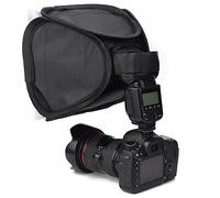 Softbox de Luz de Flash Plegable Portátil, Softbox de Fotografía con Forma de Anillo de 23x23cm con 4 Características, Cubierta de Luz de Relleno para Cámara SLR