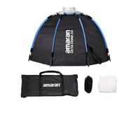 Softbox Octagonal Amaran Octa Dome 60 de 24''/60 cm con Bolsa de Transporte en Forma de Panal, Plegable y de rápida instalación, Compatible con Amaran 300C/150C/200X/100X/60x S, de Aputure