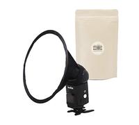 SoftBox Round para Flash Universal Difusor Circular Diámetro 20 cm Compatible Cualquier Marca Speedlight Canon Nikon Sony Olympus Pentax - Marca Francesa Adaptable