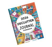 Softcover 2026 Familias Declutter Cuaderno Planificador mensual con Diario escolar