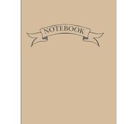 Softcover Notebook | Plain | A4: Unlined, Cream Paper - 200 Numbered Pages | Natural Beige