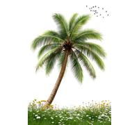 Softcover notebook with coconut tree design.: Write down your dreams here And that is your memory,This notebook can inspire you; it will take you there and back with you everywhere.