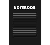 Softcover notebook with lines for taking notes. Popular for high school.: Size 8.27" x 11.69" 120 Page. Easy to carry, not too big or thick.