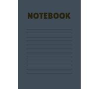 Softcover notebook with lines for taking notes. Popular for high school.: Size 8.27" x 11.69" 120 Page. Easy to carry, not too big or thick.