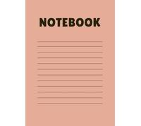Softcover notebook with lines for taking notes. Popular for high school.: Size 8.27" x 11.69" 120 Page. Easy to carry, not too big or thick.