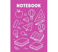 Softcover notebook with lines for taking notes. Popular for high school.: Size 8.27" x 11.69" 120 Page. Easy to carry, not too big or thick.