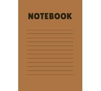 Softcover notebook with lines for taking notes. Popular for high school.: Size 8.27" x 11.69" 120 Page. Easy to carry, not too big or thick.