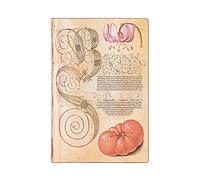 Softcover Notizbuch Lilie & Tomate Mini Liniert: Flexi softcover, 80 gsm, ribbon marker, memento pouch, book edge printing (Mira Botanica)