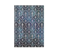 Softcover Notizbuch Samtblau Midi Liniert: Flexi softcover, 100 gsm, ribbon marker, memento pouch, book edge printing (Blue Velvet)