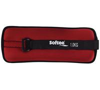 Softee 24104.003.3 - Juego Tobilleras muñequeras, Color Rojo, 1 kg