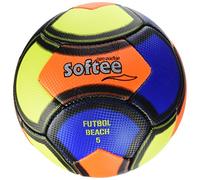Softee Equipment 0000701 Balón Soccer Beach, Unisex, Blanco, S