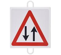 Softee Equipment 0007438 Señales de Tráfico Peligro, Blanco, S