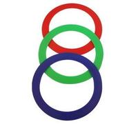Softee Equipment 0009301 Malabares Juego Aros, Blanco, S