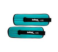 Softee Equipment Juego Tobilleras Y MUÑEQUERAS LASTRADAS, Azul Celeste, EU