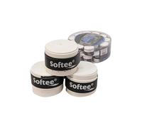 Cubo 30 Overgrips Softee Perforados Comfort Blanco