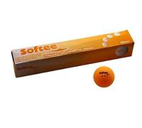 Softee ping pong pelotas caha 6 unid Naranja