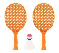 Softee Set SHUTTLEBALL-Uso Exclusivo con supervolante o Pelota Foam, Women's, Orange, Talla única