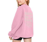 Softie Hoodie Niñas Niños Algodón Top Suéter Corto Estampado Top de Algodón Ropa Estampado Lindo Cuello Redondo Deportivo Camiseta con Cremallera Suéter Polar para Niña Pullover Niña 7 Años