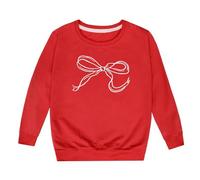 Softie Hoodie Niñas Niños Cuello Redondo Sweatshirt para Niña Chándal Top Sudadera con Cremallera Manga Larga Forro Polar Ligera Deportiva Casual Top Jersey Cuello Redondo para Infantil Niña 2-7 años