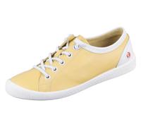 Softinos Tenis bajos para mujer, Amarillo claro 036 piel lisa, 42 EU