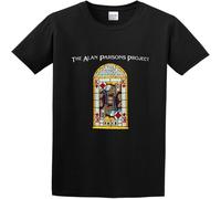 SOFTMOOD Men's The Alan Parsons Project Turn of A Friendly Card T-Shirt Print Tees Short Sleeve O Neck Black XL