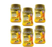 Softovac Will and Weaves - Paquete de 6 reguladores intestinales sin azúcar de 100 GMS cada uno para la salud digestiva
