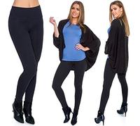 SOFTSAIL Leggings de algodón de Cintura Alta para Mujer, Pantalones Gruesos elásticos para el Interior de algodón, Tallas Grandes, LWPP28