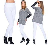 SOFTSAIL Leggings de algodón de Cintura Alta para Mujer, Pantalones Gruesos elásticos para el Interior de algodón, Tallas Grandes, LWPP28