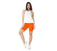SOFTSAIL Leggings Mujeres Mallas Pantalones Cortos De Ciclista Pantalones De Yoga De Gimnasio Elásticos Transpirables Control De Barriga Cintura Alta Algodón para Damas Que Adelgazan Naranja 44