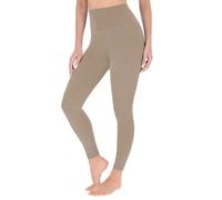 SOFTSAIL Leggings Mujeres Mallas Pantalones De Yoga Elásticos Transpirables Suaves como La Mantequilla con Control De Abdomen De Cintura Alta para Adelgazar Beige 2XL