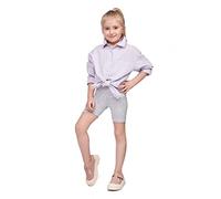 SOFTSAIL Leggings Niña Mallas De Ciclismo Algodón Corto Deportivo Danza Gimnástica Transpirable Y Cómodo Elástico Ceniciento 3 años