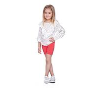 SOFTSAIL Leggings Niña Mallas De Ciclismo Algodón Corto Deportivo Danza Gimnástica Transpirable Y Cómodo Elástico Coral 13 años
