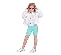 SOFTSAIL Leggings Niña Mallas De Ciclismo Algodón Corto Deportivo Danza Gimnástica Transpirable Y Cómodo Elástico Menta 6 años