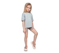 SOFTSAIL Leggings Niña Mallas De Ciclismo Algodón Corto Deportivo Danza Gimnástica Transpirable Y Cómodo Elástico Beige 13 años