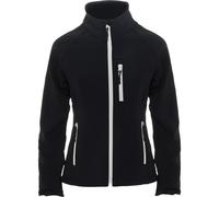 Softshell Roly W Antartida 2 capas, con cremallera invertida efecto sellado, con protector de barbilla combinada y tirador.