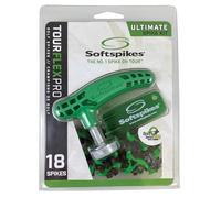 Softspikes Tour Flex Pro Fast Twist 3.0 - Juego de Pinchos de Golf, Color Verde/carbón