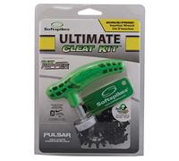 SOFTSPIKES Ultimate Cleat - Tacos de Golf, Color Negro y Blanco, FTS 3.0 EU