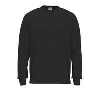 SoftSpun Sudadera para hombre, Reino Unido y mujer, 100 % original, lisa, cuello redondo, unisex, para todo el año, sin capucha, para uso casual, trabajo y gimnasio, Negro mineral, M